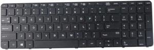 Non-Backlit US Keyboard for HP ProBook 450 455 470 G3 G4 Laptops
