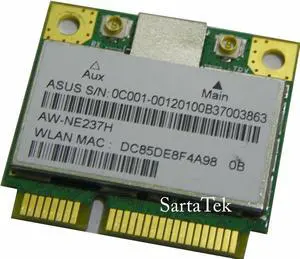 New Oem Asus 0C001-00120100 Bgn Wireless Pcie Half Atheros Ar5B125 Aw-Ne237H New Oem Asus 0C001-00120100 Bgn Wireless Pcie Half Atheros Ar5B125 Aw-Ne237H