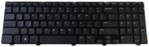 US Keyboard for Dell Inspiron 15 (5521) 15R (5537) Laptops - Replace part number  YH3FC