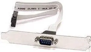 Supermicro CBL-0010L COM Port DTK (Serial Port) Cable, 9-pin, Pb-free