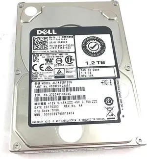 DELL 89D42-DEL - Dell 89D42 1.2TB 12Gbps 10.5K 2.5 SFF Enterprise SAS Hard Drive