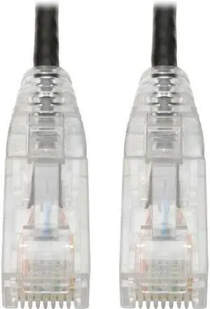 TRIPP LITE N201-S03-BK CAT6 GIGABIT PATCH CABLE SNAGLESS UTP RJ45 MOLDED SLIM...