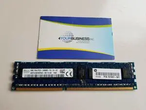 HMT41GR7BFR4C-RD Hynix 8GB DDR3 Server Memory 1Rx4 PC3-14900R ECC Reg 731657-581