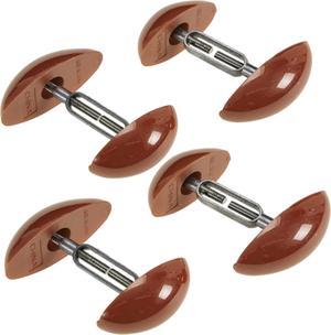 MEDca Shoe Stretcher Total of 4 Stretchers, 2 Pairs, Brown