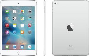 Apple iPad Mini 4 Tablet - 7.9" - Apple A8 Dual-core (2 Core) 1.50 GHz - 16 GB - iOS 9 - 2048 x 1536 - Retina  Silver UNLOCKED Cellular + Wi-Fi