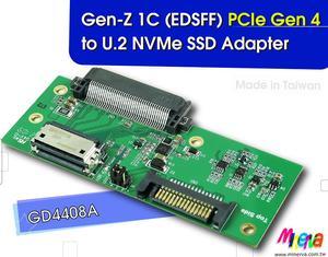 SFF-TA-1002 to U.2(SFF-8639) NVMe SSD Adapter with Hot Swap Power Protection