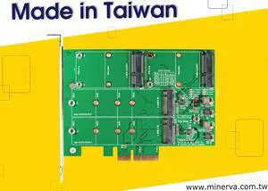 PR9401 PCIe to mSATA 2 port SSD RAID Add-in-Card