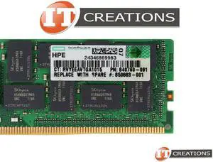 HPE 128GB PC4-2666V-L DDR4 LOAD REDUCED 2S8RX4 MEMORY LRDIMM 815102-B21
