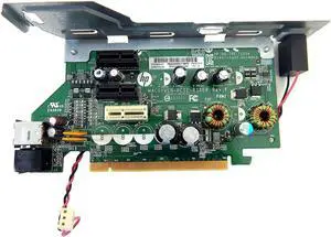 HP POS 24VDC Powered PCie to PCIe Riser Card 638944-001 640266-001 rp5800 rp78 POS