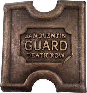 Brass San Quentin Guard Belt Buckle