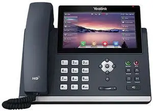 T48U Ultra Elegant Touchscreen IP Phone, 16 Lines. 7-Inch Color Touch Screen Display. Dual USB Ports, Dual-Port Gigabit Ethernet, PoE, Power Adapter Not Included (SIP-T48U) T48U Ultra Elegant Touchscreen IP Phone, 16 Lines. 7-Inch Color Touch Screen Display. Dual USB Ports, Dual-Port Gigabit Ethernet, PoE, Power Adapter Not Included (SIP-T48U)