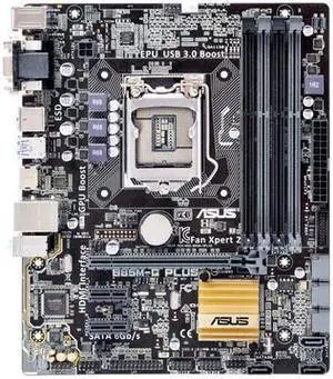 ASUS B85M-G PLUS LGA 1150 Intel B85 HDMI SATA 6Gb/s USB 3.0 Micro ATX Intel Motherboard