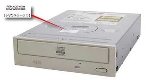 168590-001 Compaq internal CDR 8X4X IDE with stone colored bezel 168590-001 Compaq internal CDR 8X4X IDE with stone colored bezel