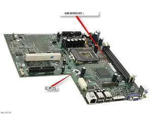 263053-001 Compaq HP system board 815E for Evo D500U ultraslim deskto 263053-001 Compaq HP system board 815E for Evo D500U ultraslim deskto