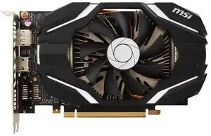MSI GAMING GeForce GTX 1060 6GB GDRR5 192-bit HDCP Support DirectX 12 Single Fan VR Ready OC Graphics Card (GTX 1060 6G OCV1)