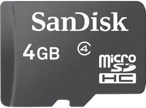 SanDisk 4GB microSDHC Class 4 SDSDQ-004G Memory Card Bulk Pack (1 Pack) RFB