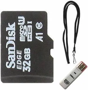 SanDisk Kit of Qty 1 x Sandisk 32GB mSDHC SDSDQAB-032G Card with SD Adapter and Plastic Case