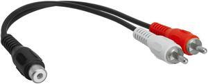 Cmple - Y-Adapter (2 RCA Plugs to 1 RCA Jack)
