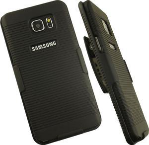 NEW BLACK HARD CASE COVER  BELT CLIP HOLSTER STAND FOR SAMSUNG GALAXY NOTE 5