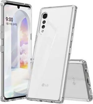 AquaFlex Anti-Shock Clear Case Cover for LG Velvet Phone LM-G900M