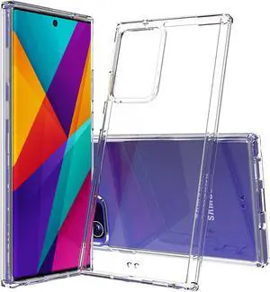 AquaFlex Transparent Clear Case Slim Cover for Samsung Galaxy Note 20 Ultra