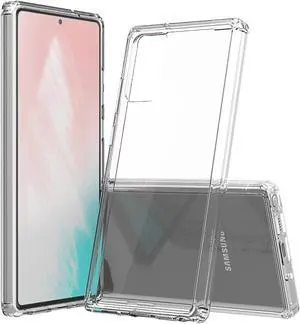 AquaFlex Transparent Anti-Shock Clear Case Slim Cover for Samsung Galaxy Note 20