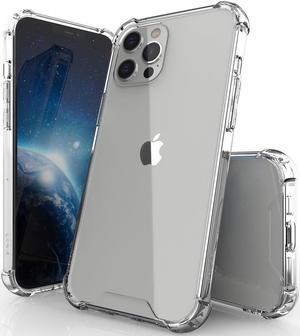AquaFlex Transparent Anti-Shock Clear Case Slim Cover for iPhone 12 Pro Max