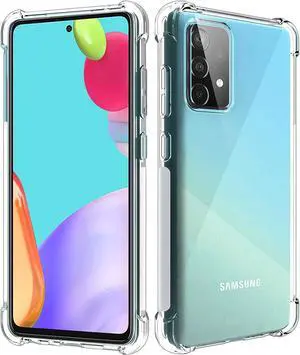 Clear Transparent Anti-Shock Case Slim Cover for Samsung Galaxy A52 5G Phone