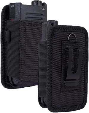 CAT S22 Flip Phone Leather Pouch with Belt Clip by Wireless