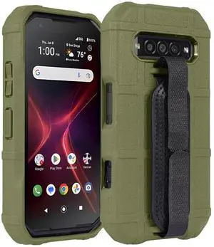 Special Ops Rugged Case + Hand Strap for Kyocera DuraForce Pro 3 - Olive Green