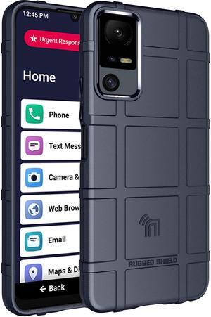 Special Ops Rugged Shield Case for Jitterbug Smart 4 Phone, TCL 40XL - Navy Blue