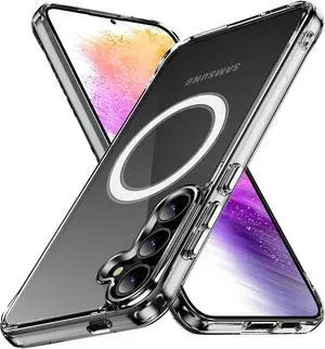 Clear Acrylic TPU Case for Samsung Galaxy S25 5G Phone - Compatible with MagSafe
