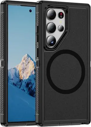 Tough Case for Samsung Galaxy S25 Ultra 5G - Compatible with MagSafe - Black