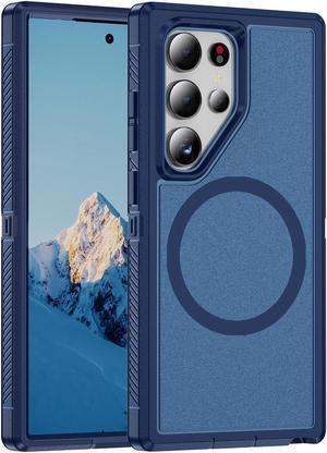 Tough Case for Samsung Galaxy S25 Ultra 5G - Compatible with MagSafe - Blue