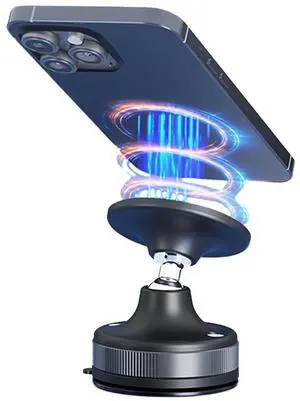 Universal Magnetic Mount for Cell Phone - Twist/Lock to Wall, Desk, Window, etc