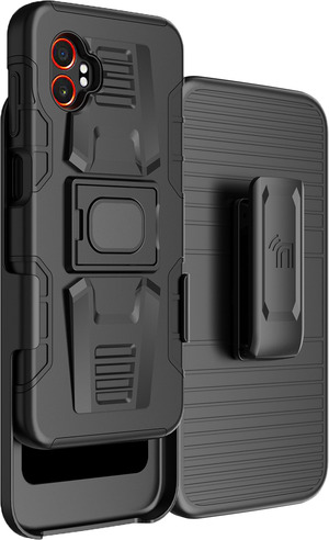 thumbnail image 2 of Heavy Duty Camo Defender Style Case For Galaxy S24 / S24+ / S24 Ultra With Belt Clip 2 of 3