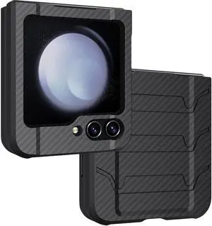 Case for Samsung Galaxy Z Flip 5, Special Ops Tactical Cover - Carbon Fiber