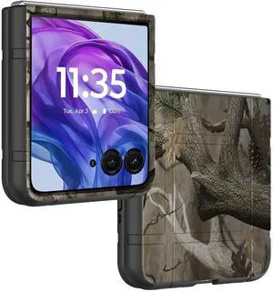Camouflage Hard Case Slim Cover for Motorola RAZR+ 2024/2025 (RAZR PLUS) - Camo