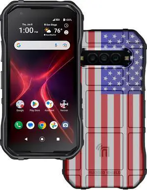 Special Ops Tactical Rugged Shield Case for Kyocera DuraForce Pro 3 - USA Flag