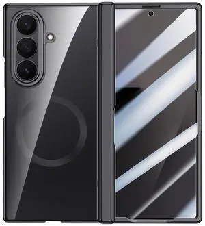 Screen Protect Case for Samsung Galaxy Z Fold 7 - Compatible with MagSafe, Black