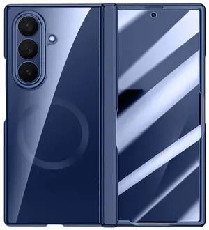 Screen Protect Case for Samsung Galaxy Z Fold 7 - Compatible with MagSafe - Blue