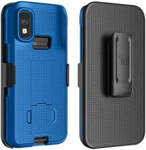 Cobalt Blue Case Cover Stand Belt Clip Holster for Zebra TC501 Scanner Cobalt Blue Case Cover Stand Belt Clip Holster for Zebra TC501 Scanner