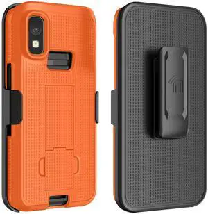 Bright Orange Case Cover Stand and Belt Clip Holster for Zebra TC501 Scanner Bright Orange Case Cover Stand and Belt Clip Holster for Zebra TC501 Scanner