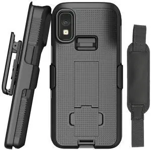 Black Case + Hand Strap + Belt Clip Holster for Zebra TC501 Mobile Scanner Black Case + Hand Strap + Belt Clip Holster for Zebra TC501 Mobile Scanner