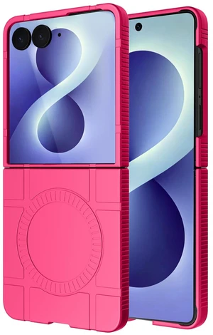 Slim Hard Case for Samsung Z Flip 8 - Bright Pink (Compatible with MagSafe) Slim Hard Case for Samsung Z Flip 8 - Bright Pink (Compatible with MagSafe)