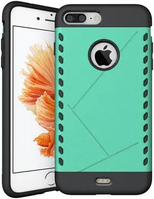 TEAL MINT TOUGH SLIM ARMOR SHIELD CASE HARD COVER FOR APPLE iPHONE 7/8 PLUS
