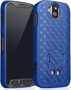 Blue Kickstand Slim Case Hard Cover for Kyocera Duraforce Pro E6810/E6820/E6830