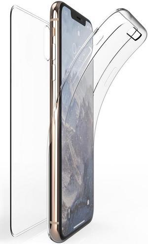 Tri-Max Clear Screen Guard Full Body TPU Wrap Case Cover for Apple iPhone Xs Max