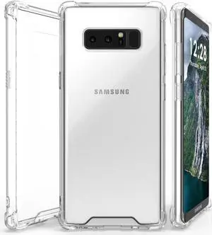 AQUAFLEX TPU ANTI-SHOCK BUMPER CASE CLEAR HARD COVER FOR SAMSUNG GALAXY NOTE 8