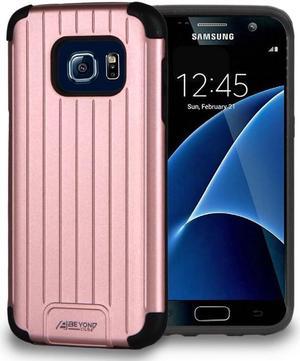 ROSE GOLD PINK MATTE METALLIC SLIM DUOSHIELD CASE COVER FOR SAMSUNG GALAXY S7